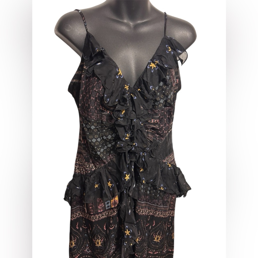 NWT Anthropologie Let Me Be floral maxi with ruffles - Picture 5 of 11